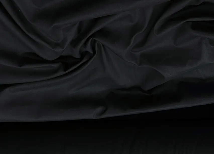 100% cotton poplin with fractional twill BLACK fabric 58" wide [16794]