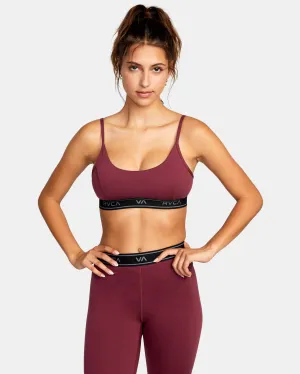 Base Sports Bra - Burgundy