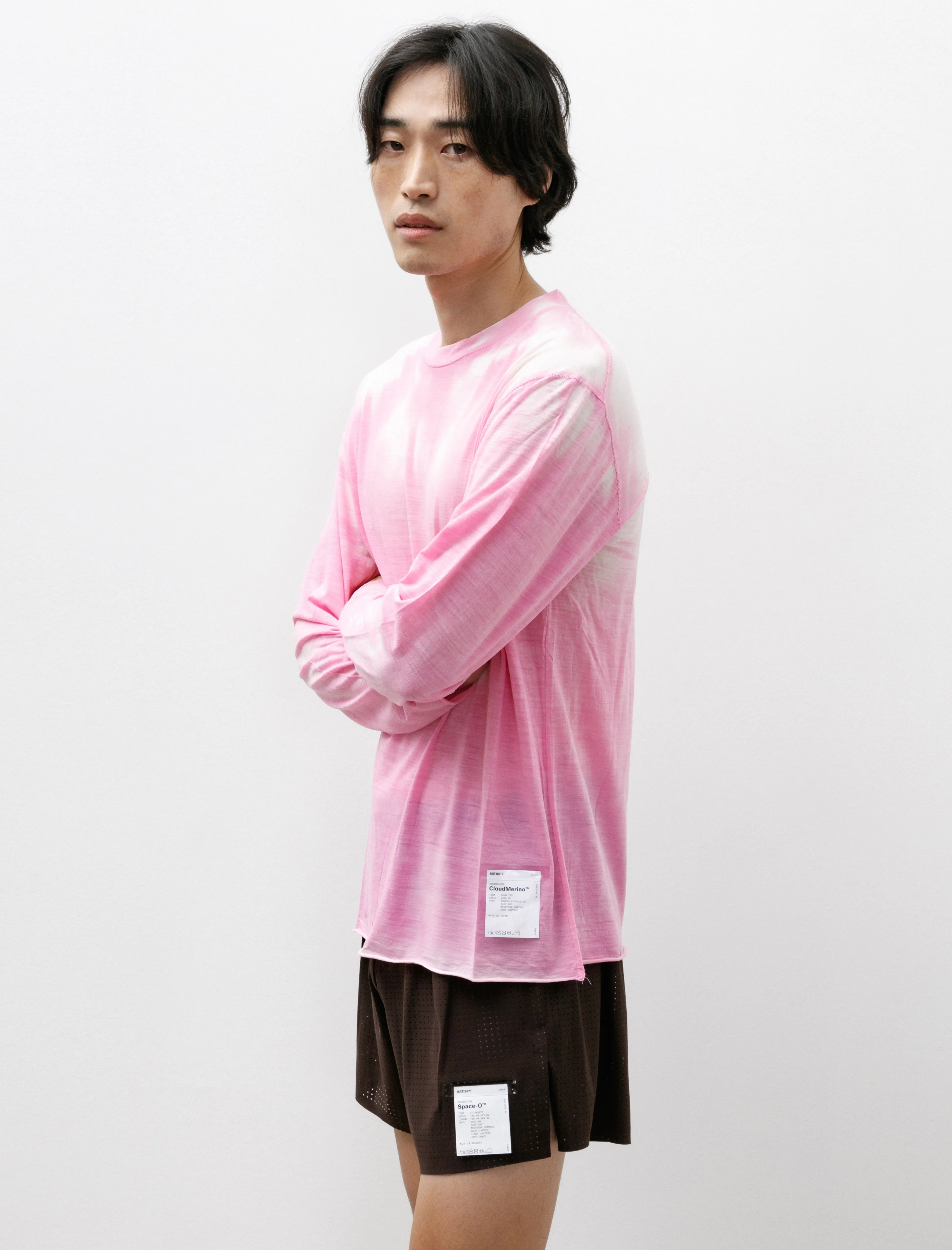 CloudMerino Long Tee Thermo Pink