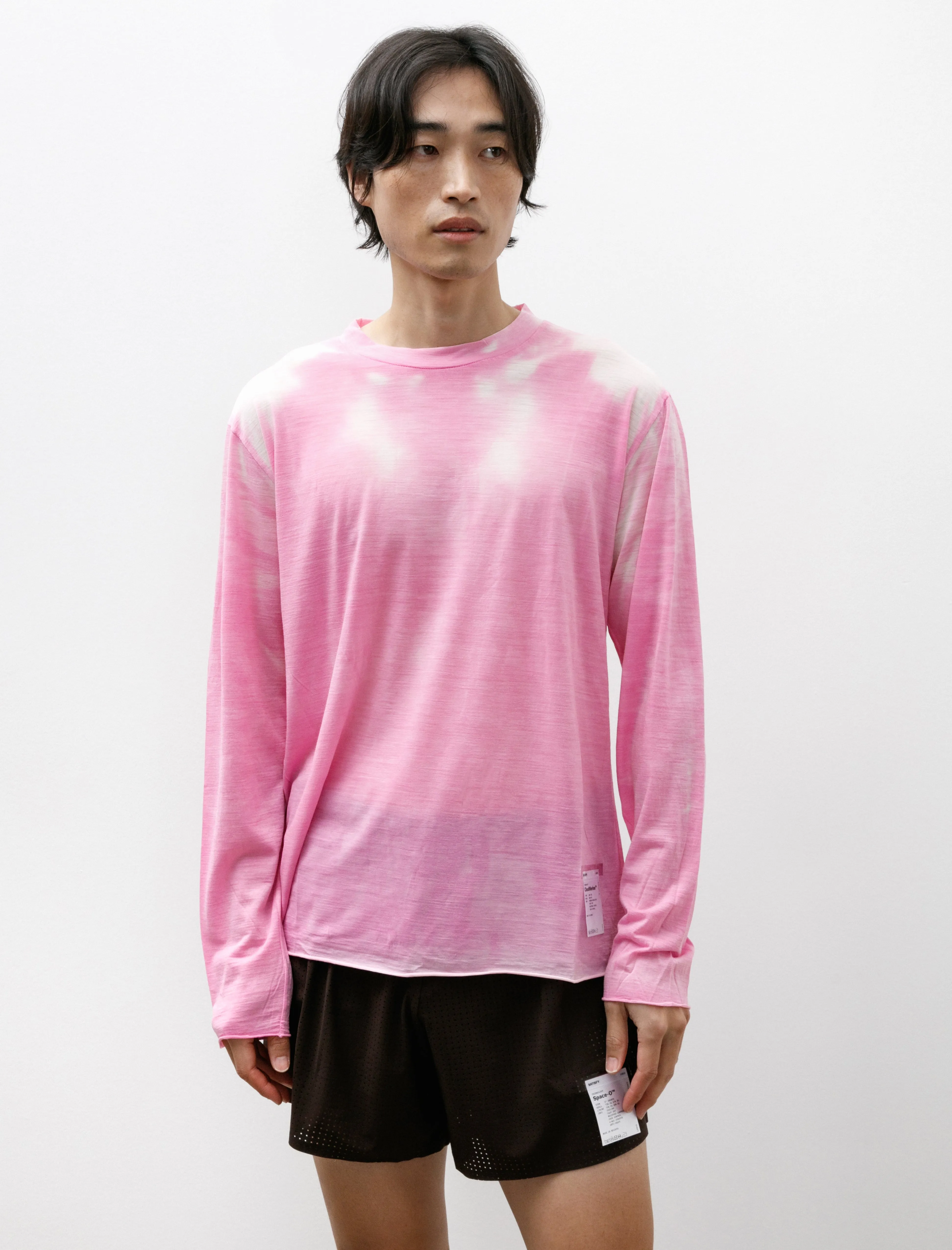 CloudMerino Long Tee Thermo Pink