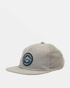 Crest Trucker Hat - Silver