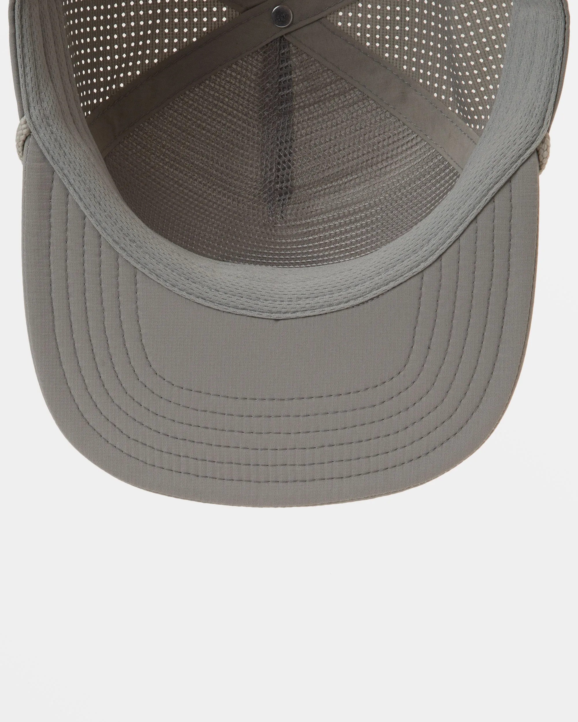 Crest Trucker Hat - Silver