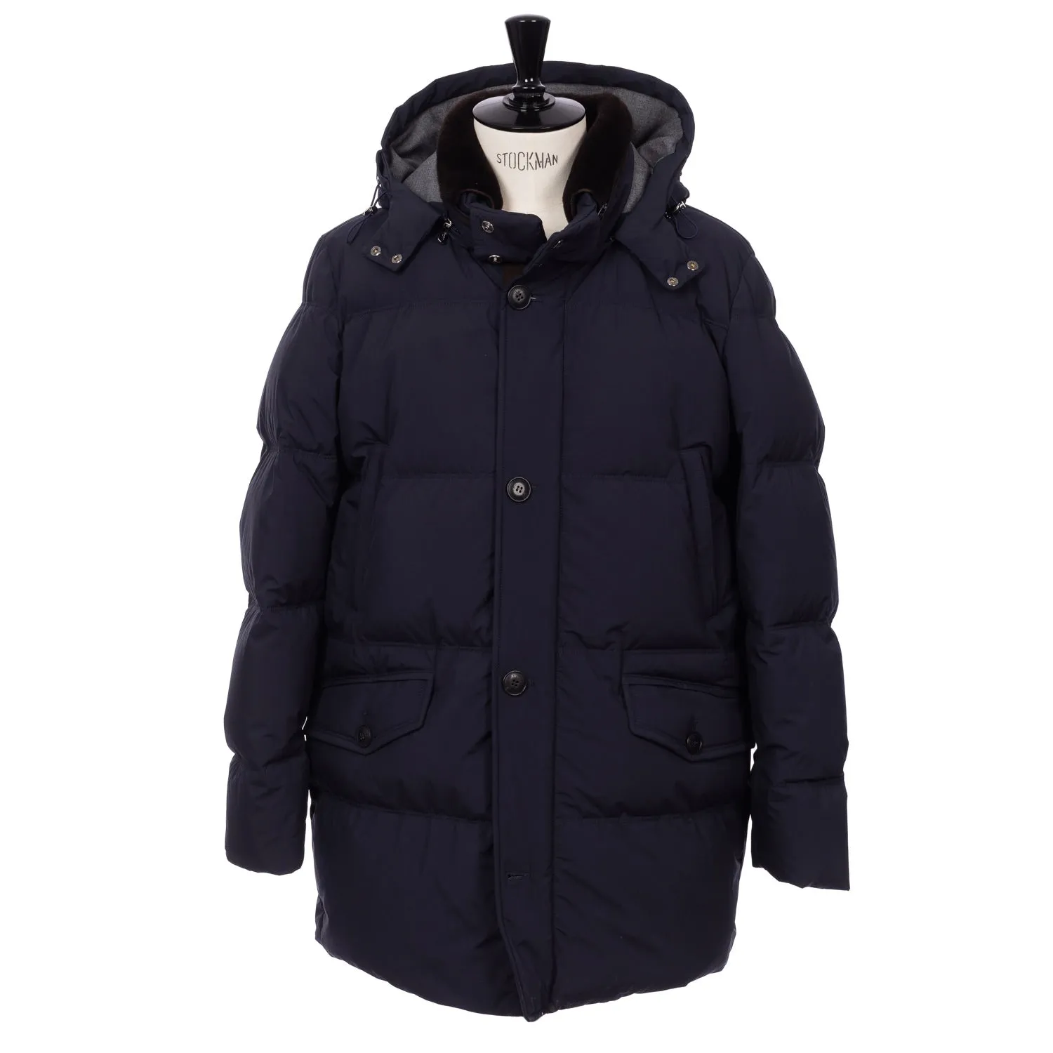 Daunenparka "Blake" mit abnehmbarer Kapuze - Fedeli Luxury Outerwear