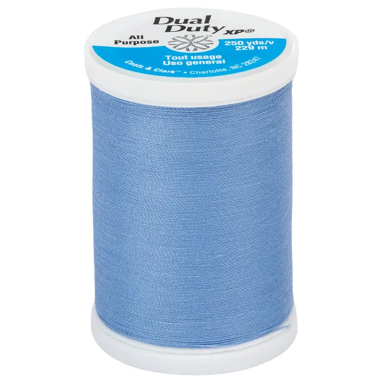 General Purpose Dual Duty XP Thread 250 yards- Blues and Greens