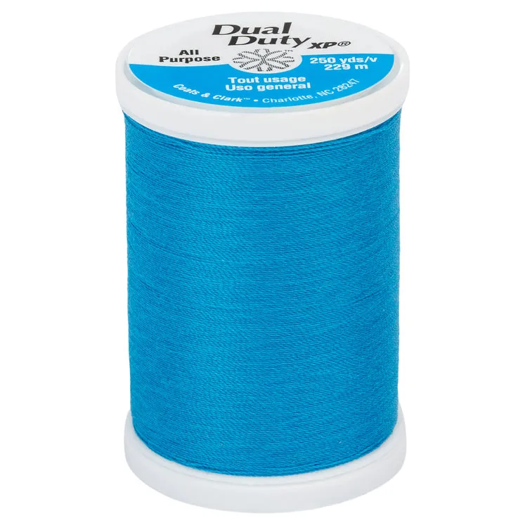 General Purpose Dual Duty XP Thread 250 yards- Blues and Greens