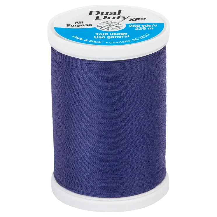 General Purpose Dual Duty XP Thread 250 yards- Blues and Greens