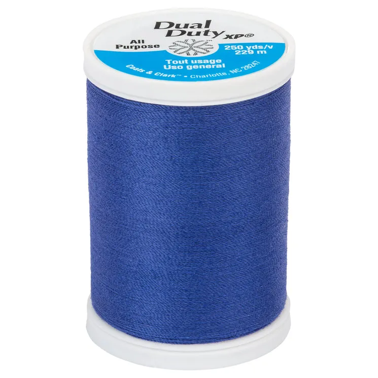 General Purpose Dual Duty XP Thread 250 yards- Blues and Greens