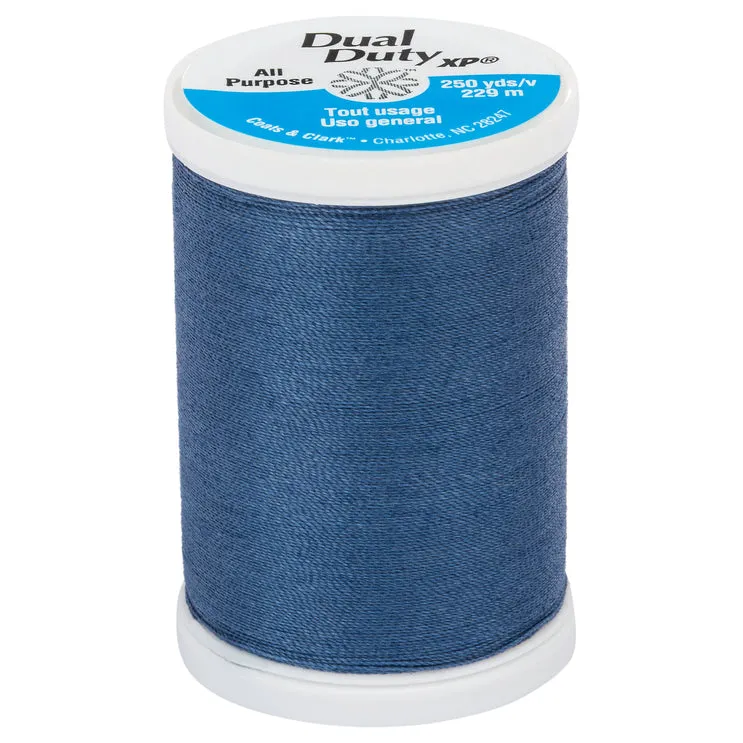 General Purpose Dual Duty XP Thread 250 yards- Blues and Greens