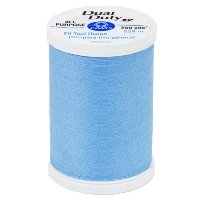 General Purpose Dual Duty XP Thread 250 yards- Blues and Greens