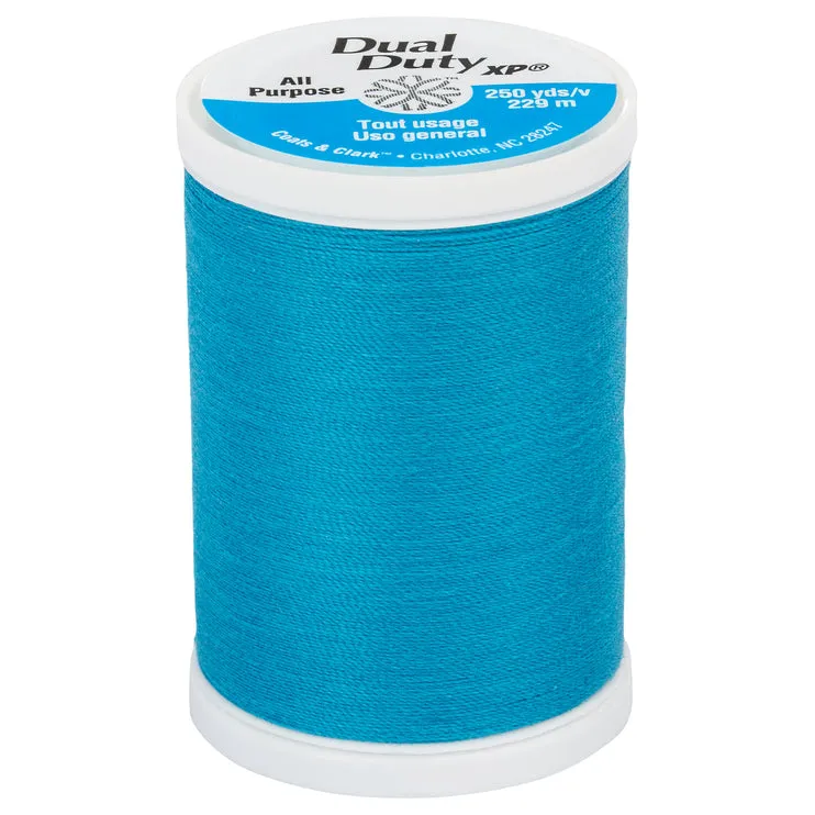 General Purpose Dual Duty XP Thread 250 yards- Blues and Greens