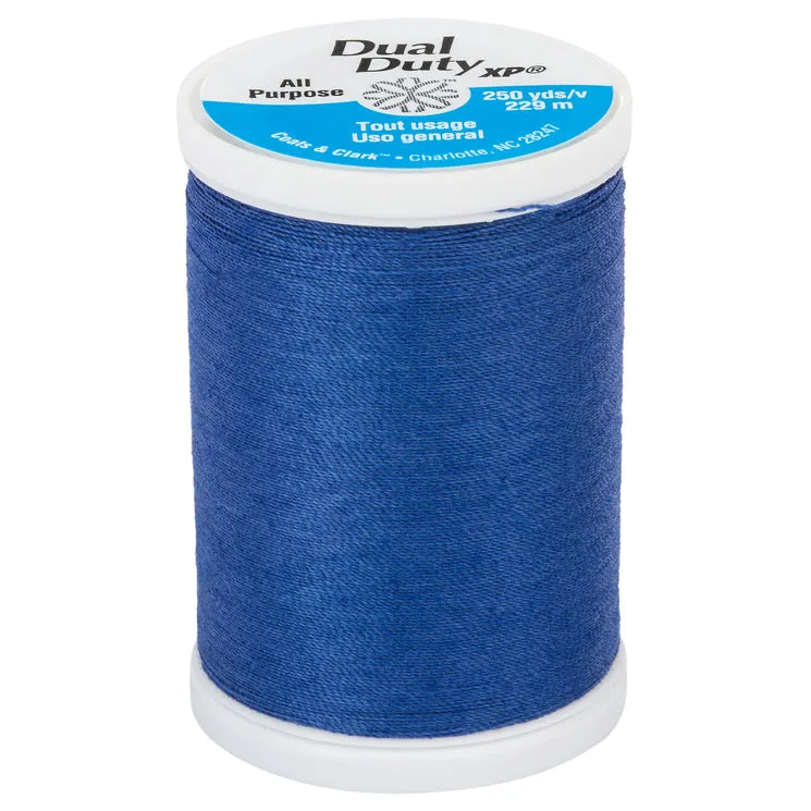 General Purpose Dual Duty XP Thread 250 yards- Blues and Greens