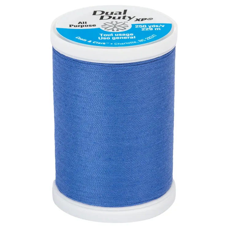 General Purpose Dual Duty XP Thread 250 yards- Blues and Greens