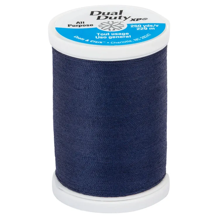 General Purpose Dual Duty XP Thread 250 yards- Blues and Greens