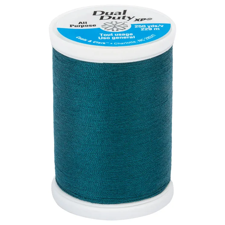 General Purpose Dual Duty XP Thread 250 yards- Blues and Greens