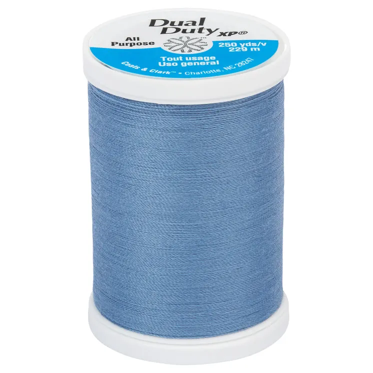 General Purpose Dual Duty XP Thread 250 yards- Blues and Greens