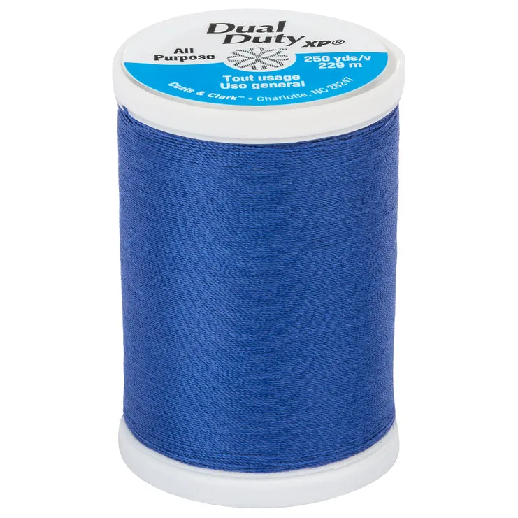 General Purpose Dual Duty XP Thread 250 yards- Blues and Greens