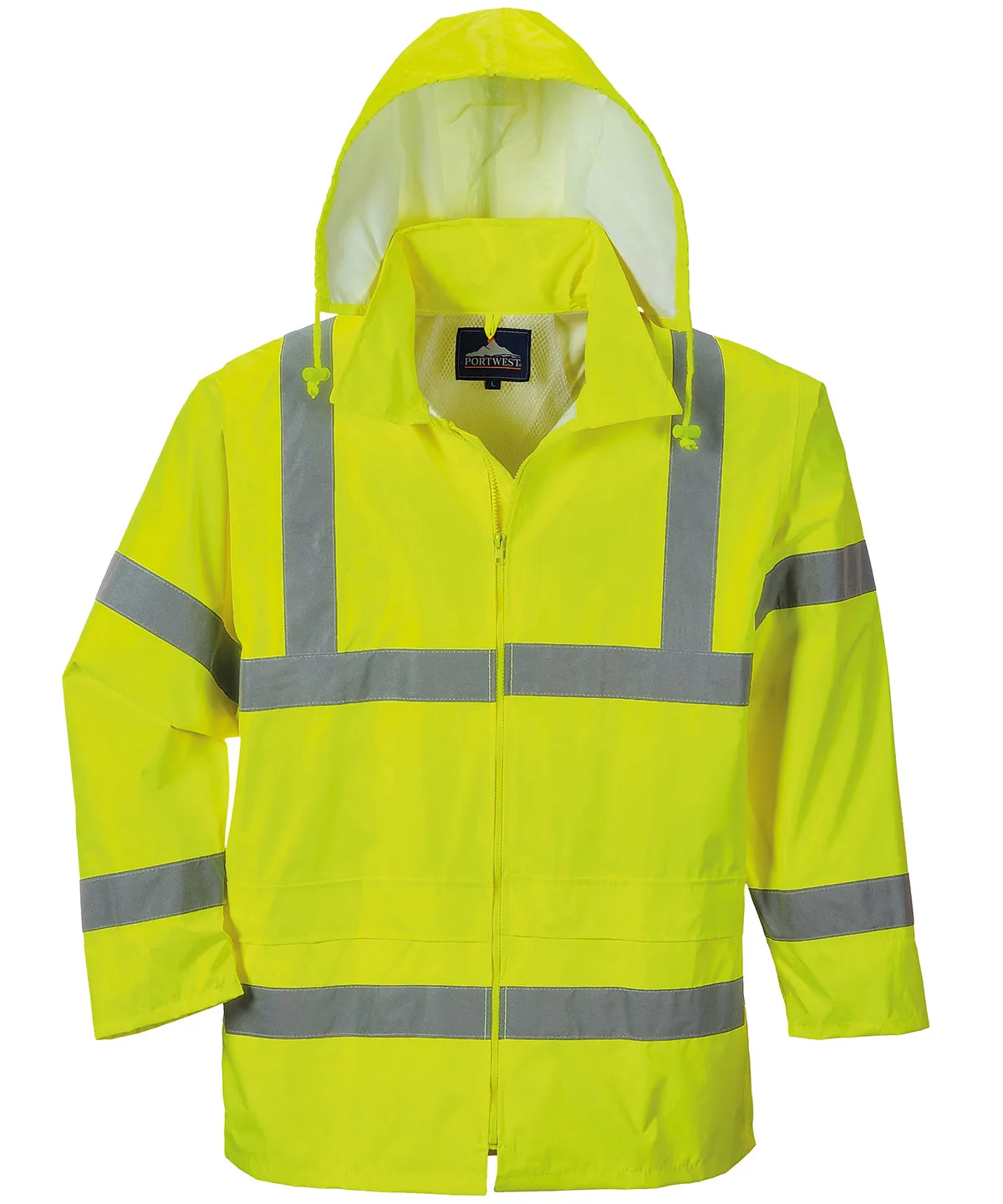 Hi-vis rain jacket (H440) | Yellow