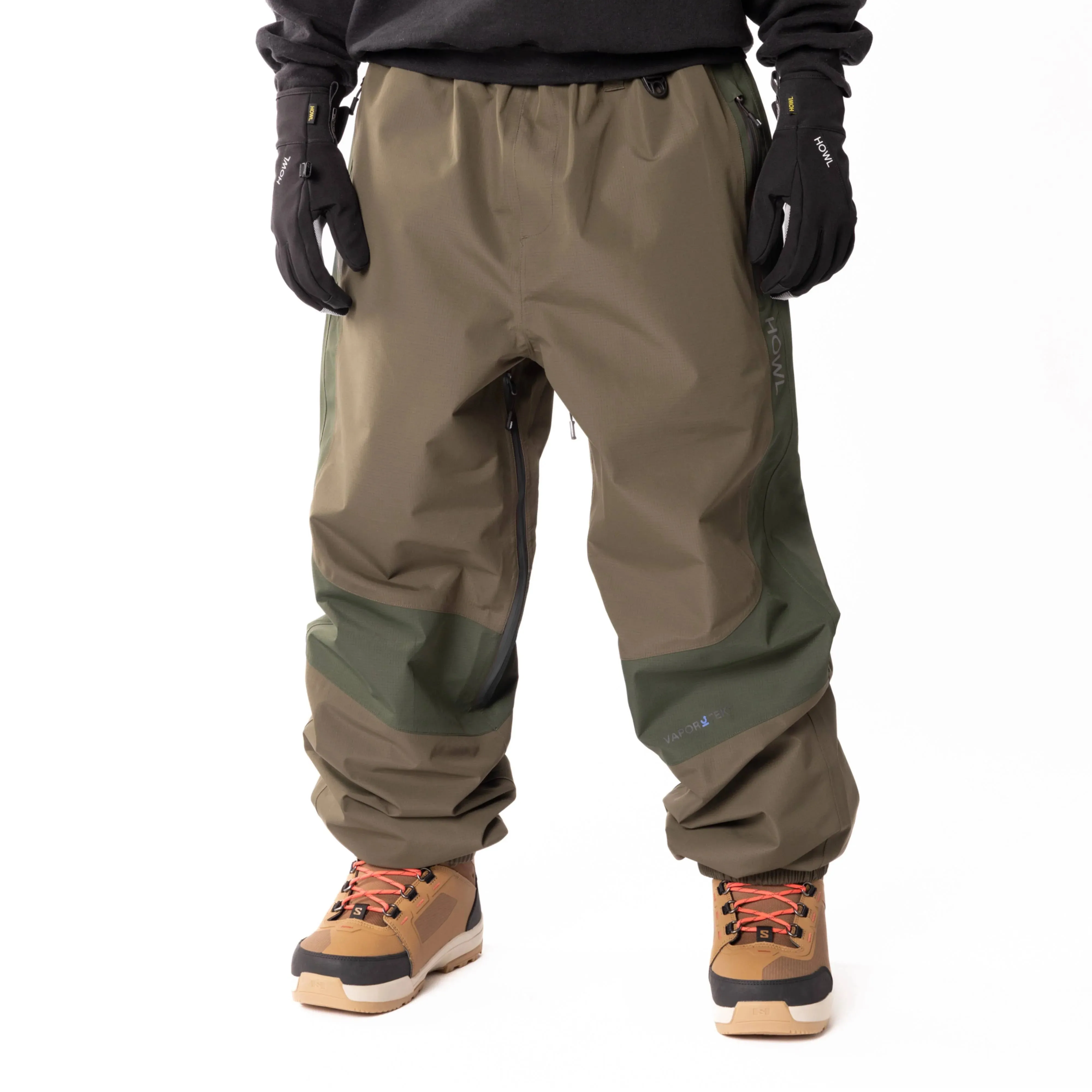 HOWL Shell Snowboard Pants Army 2025