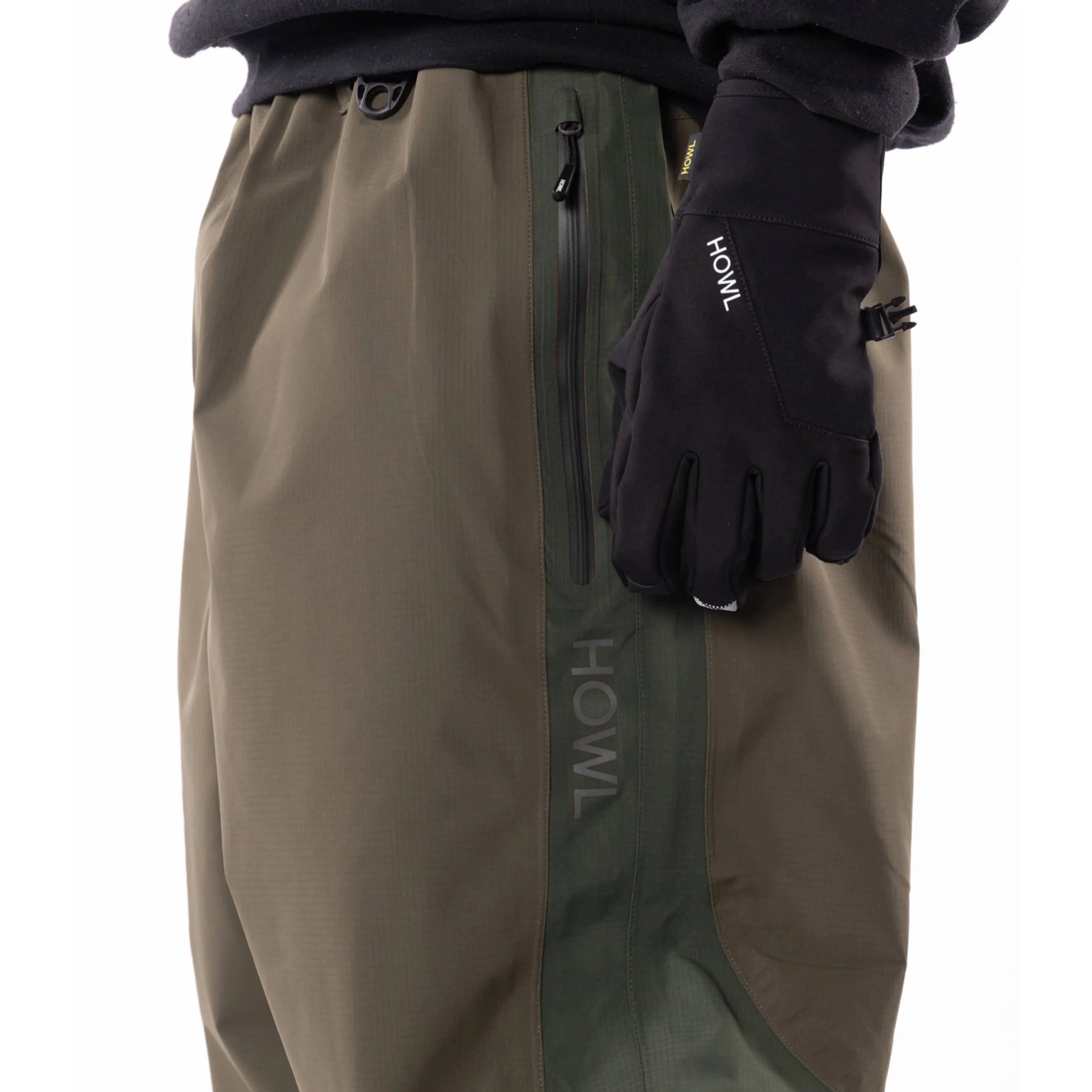 HOWL Shell Snowboard Pants Army 2025