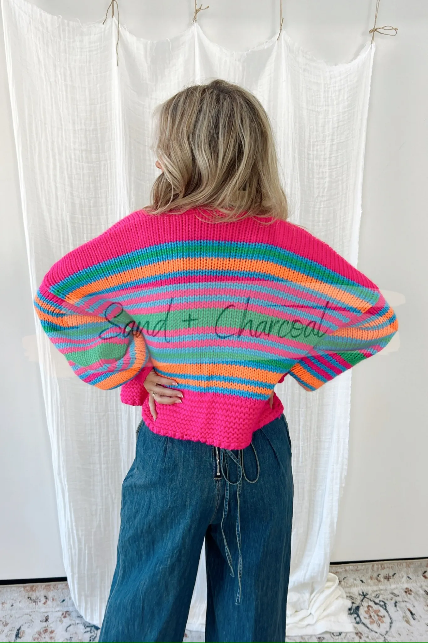 Izzy Chunky Knit Sweater Cardigan