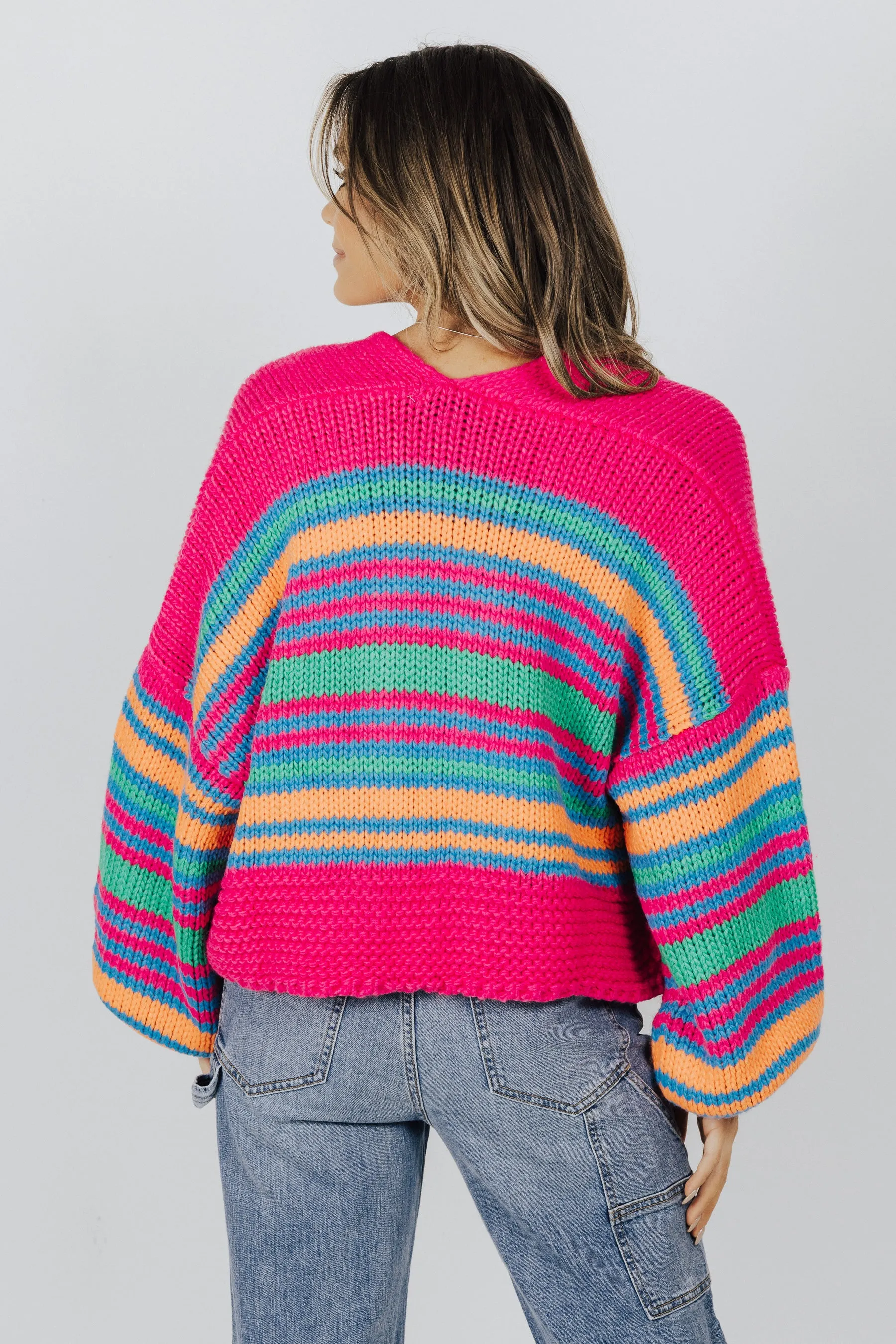 Izzy Chunky Knit Sweater Cardigan