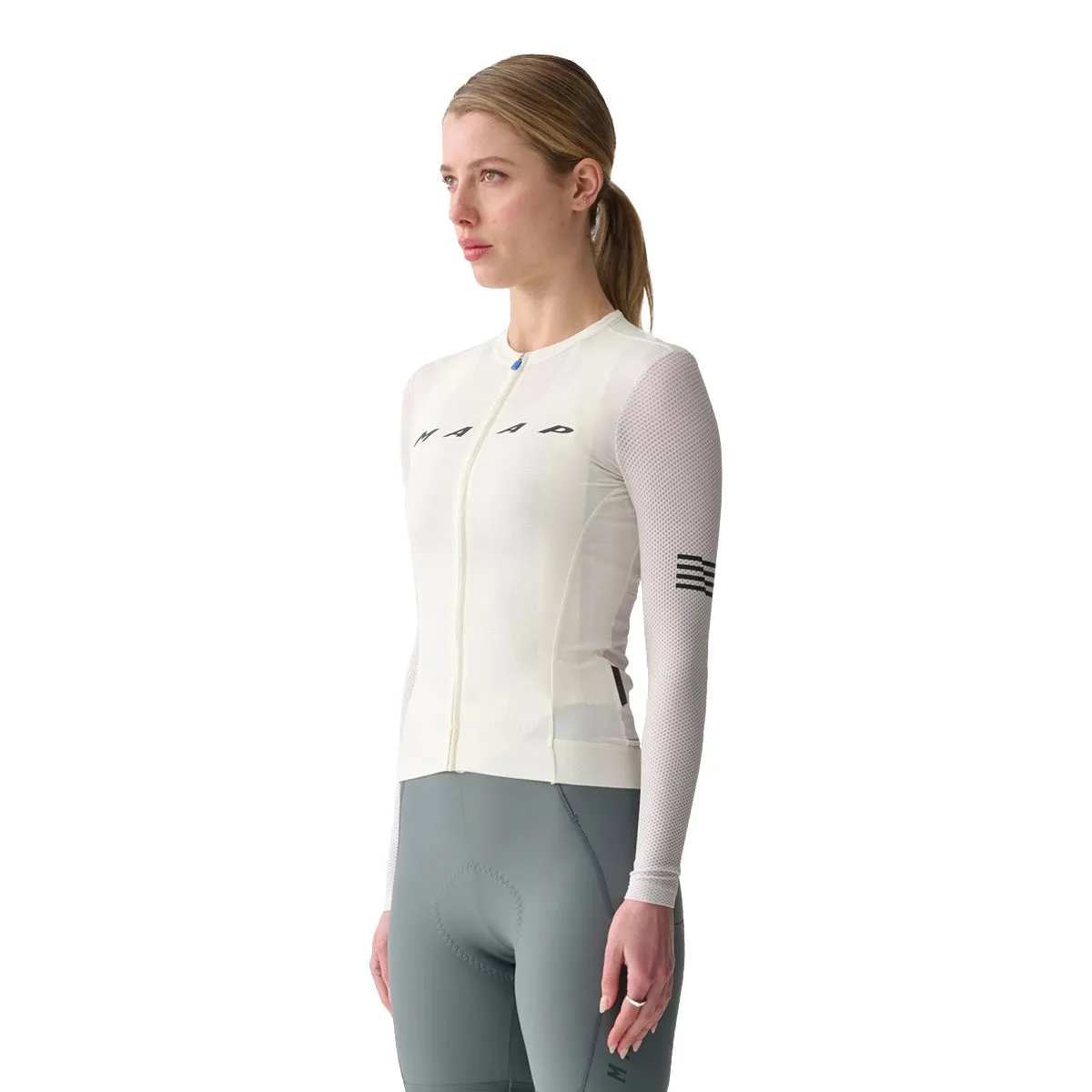 MAAP Evade Pro Base 2.0 LS Women Jersey - Chalk