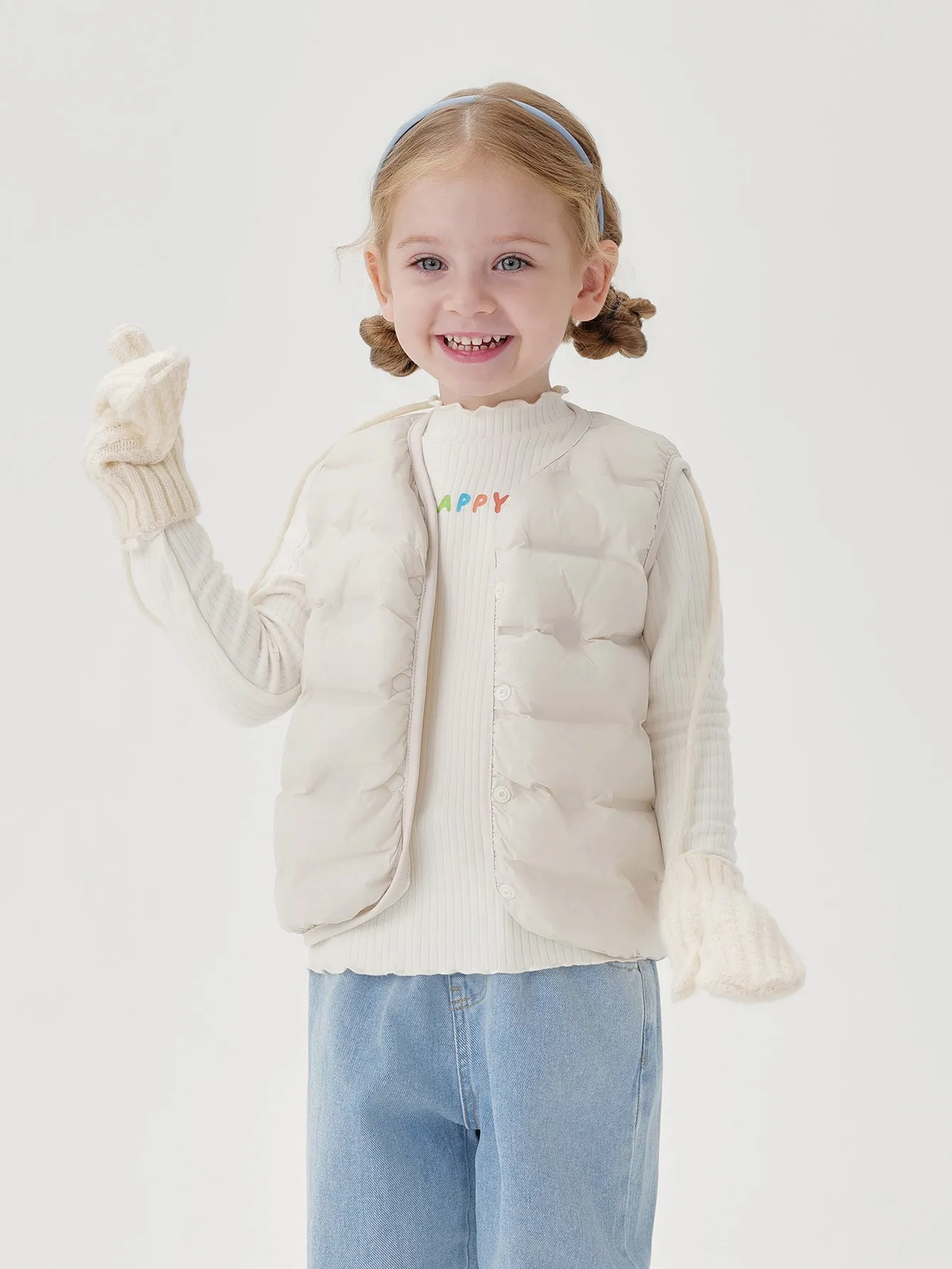 MARC & JANIE Boys Girls Ultralight Down Vests 240911