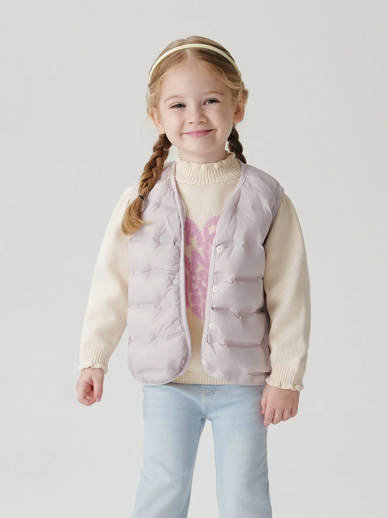 MARC & JANIE Boys Girls Ultralight Down Vests 240911