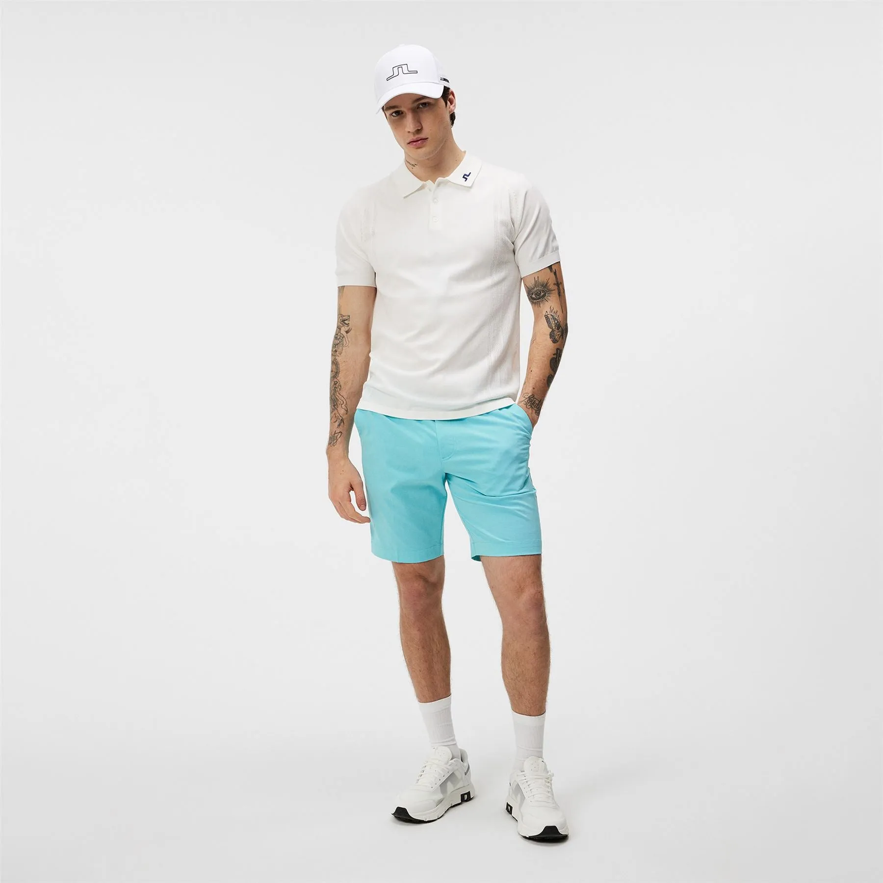 Martines Soft Knitted Polo White - SU24