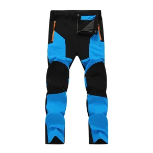 Men's Pants Breathable Waterproof Hiking Outdoor Climbing Thin Elasticity Quick Dry Trousers