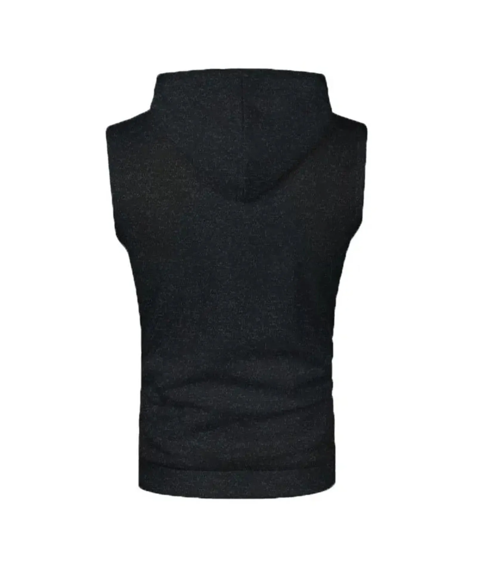 Men's Sleeveless Drawstring Sports Hoodie-DUMMG04675