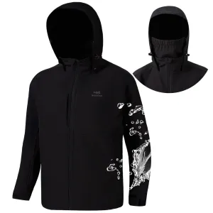 Men's Splice Insulated Softshell Jackets with Face Cover