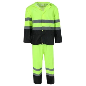 M.G.I. Adult High Visibility Rainsuit with Coat and Pants