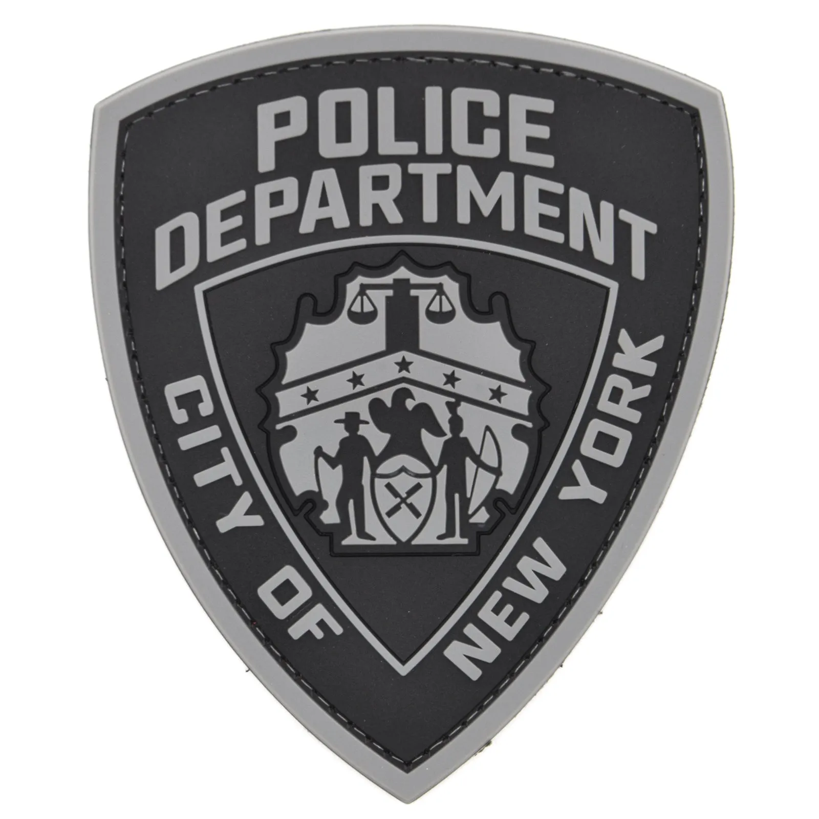 NYPD Large Patch Gray