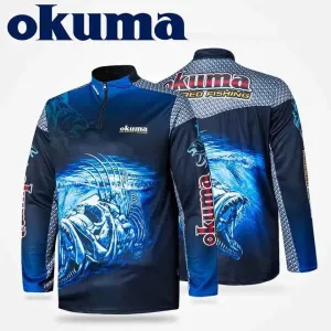 OKuma Men's Fishing Shirt: Cool, Dry Comfort for Your Catch