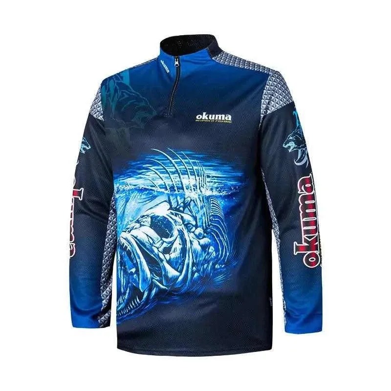 OKuma Men's Fishing Shirt: Cool, Dry Comfort for Your Catch