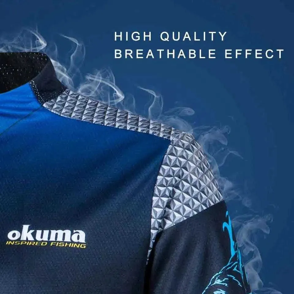 OKuma Men's Fishing Shirt: Cool, Dry Comfort for Your Catch