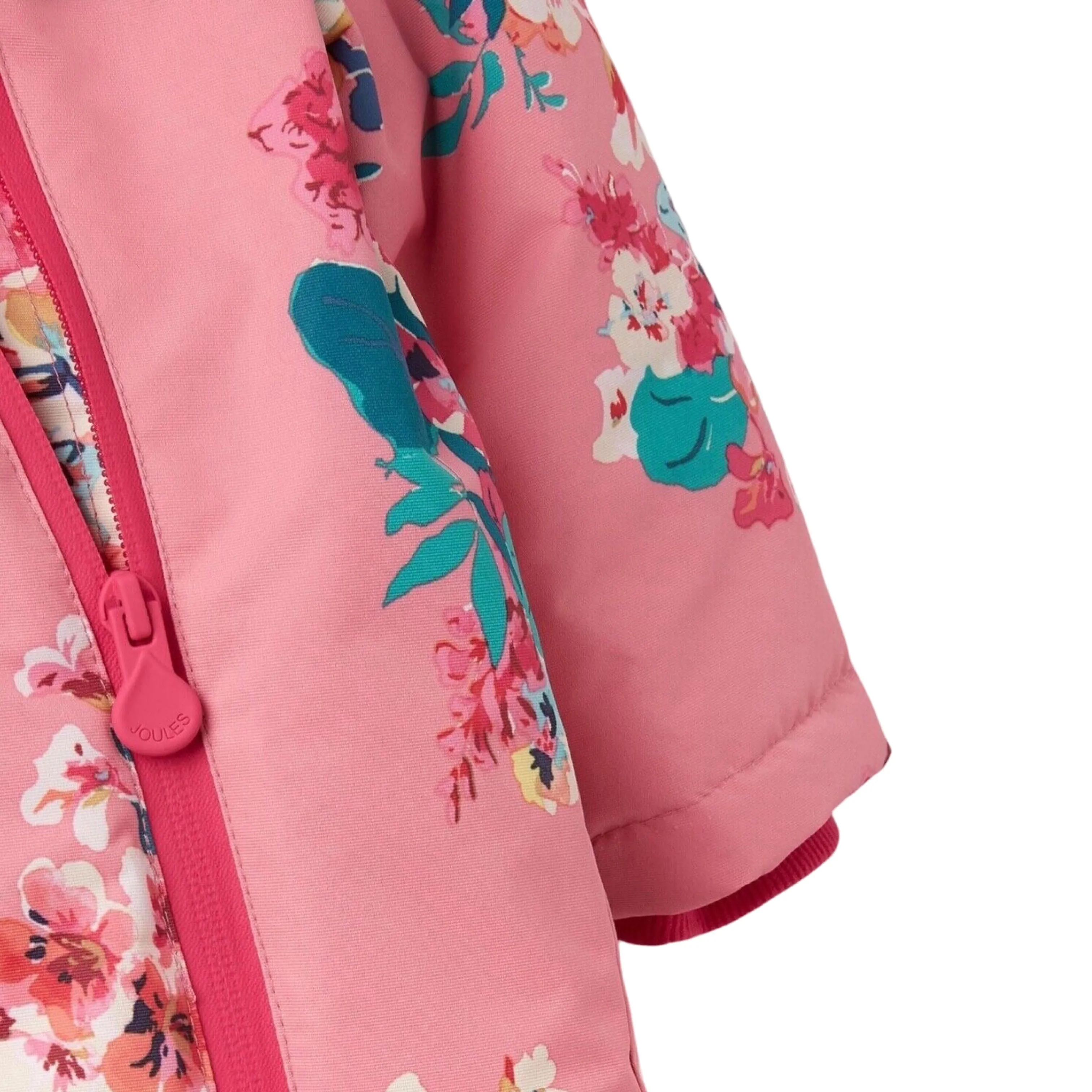 Pink Floral Waterproof Snowsuit