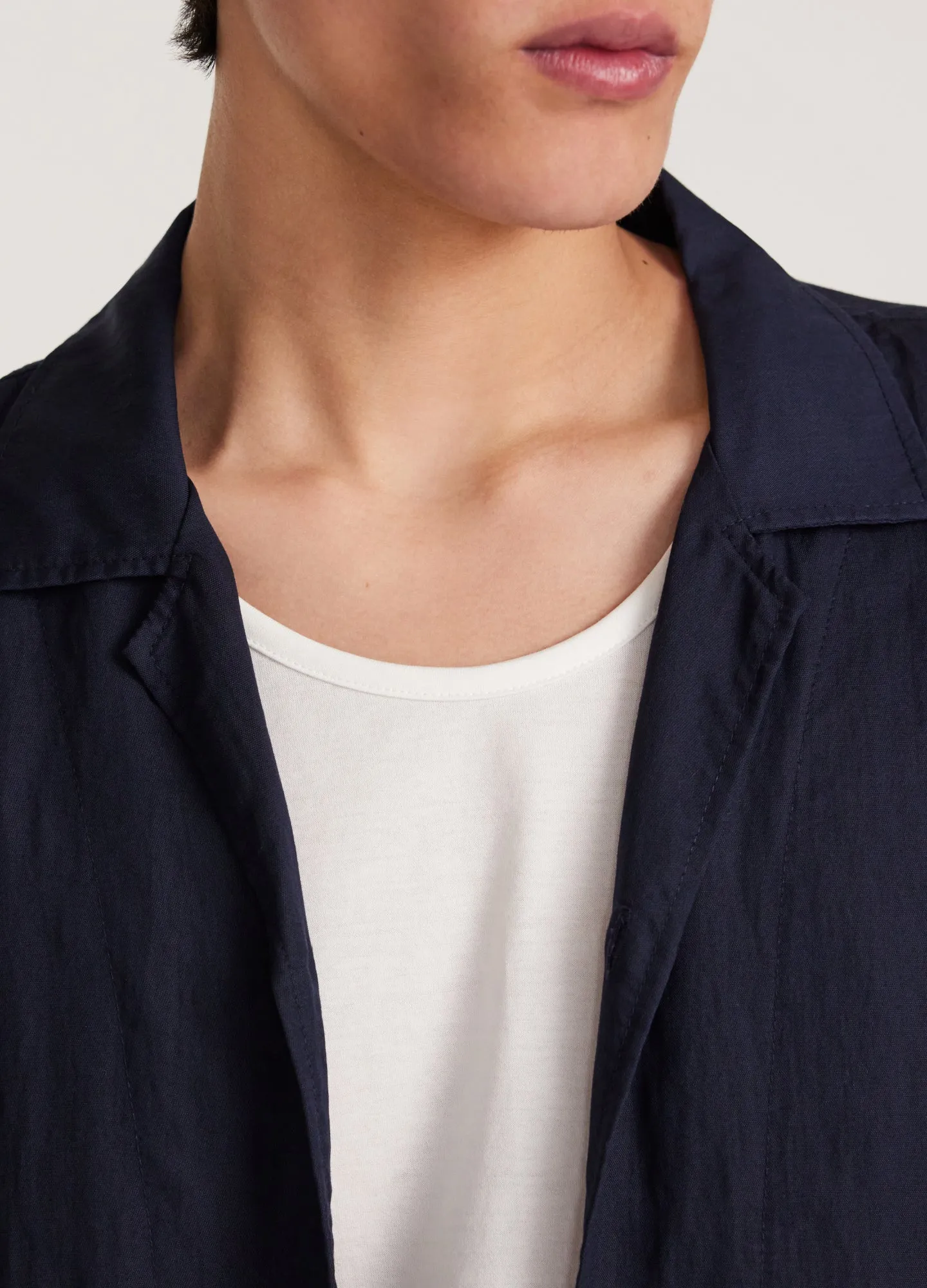 Soft Twill Shirt Navy