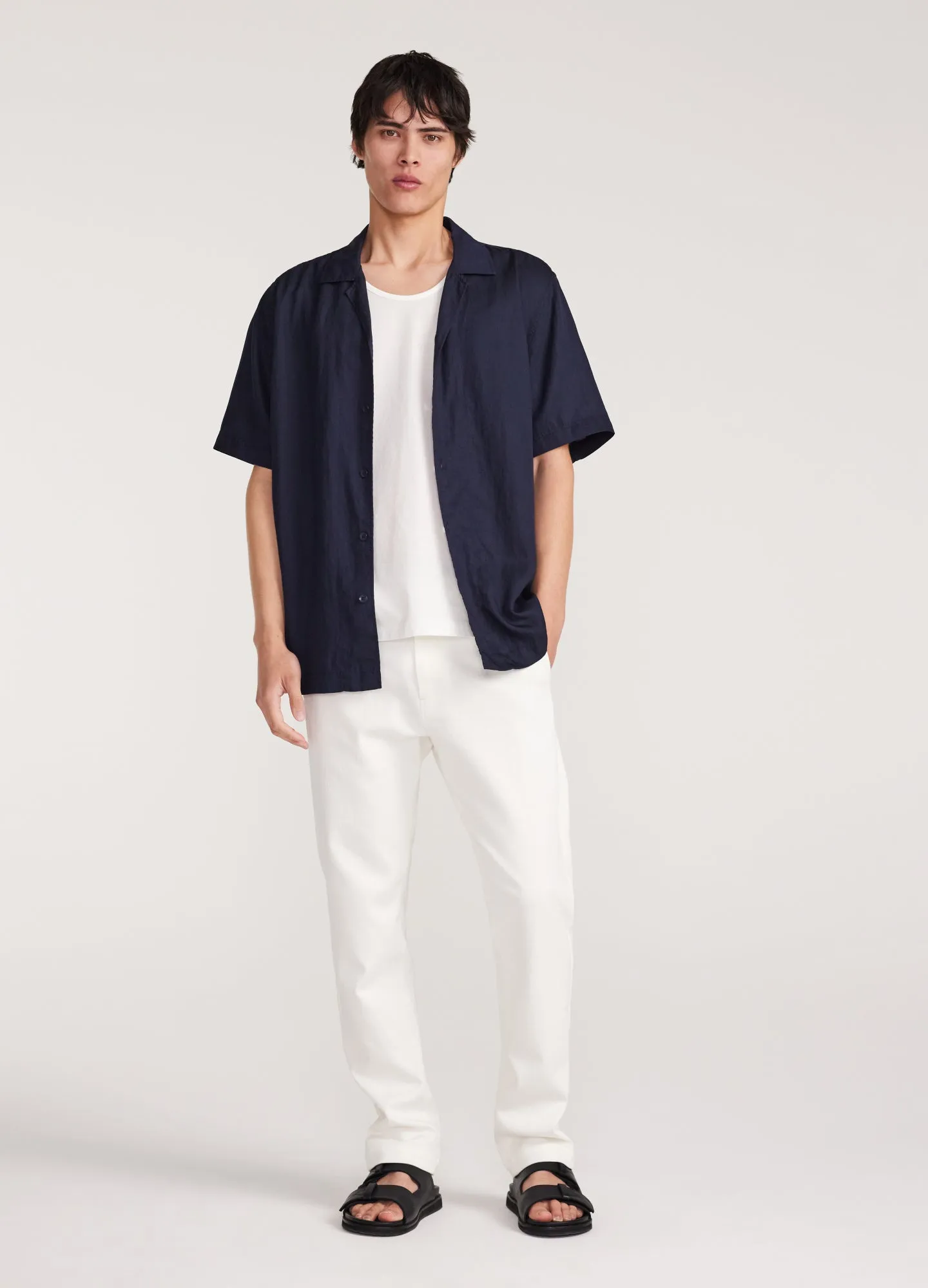 Soft Twill Shirt Navy