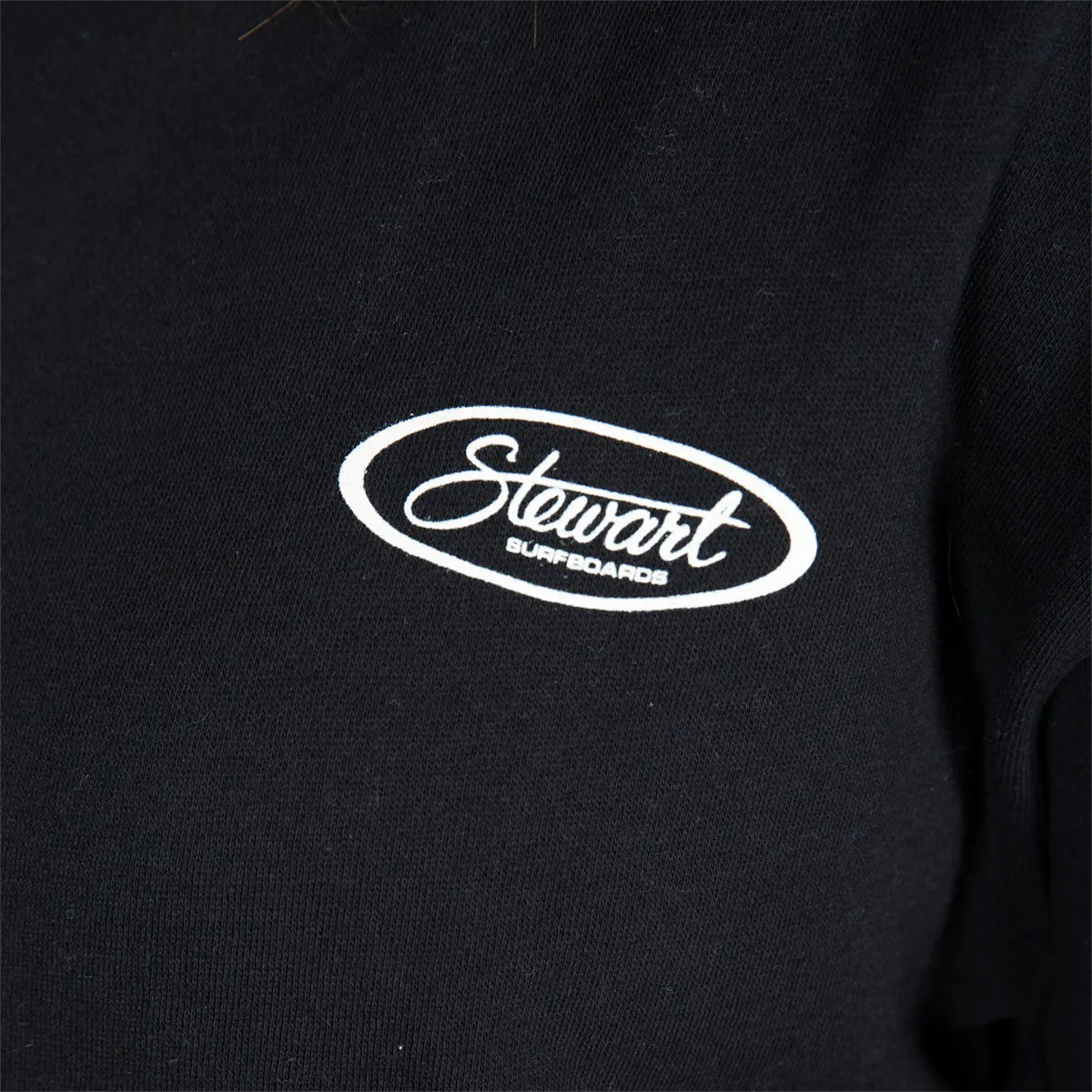 STEWART SURF OVAL WOMEN'S CROP CREWNECK SWEATSHIRT