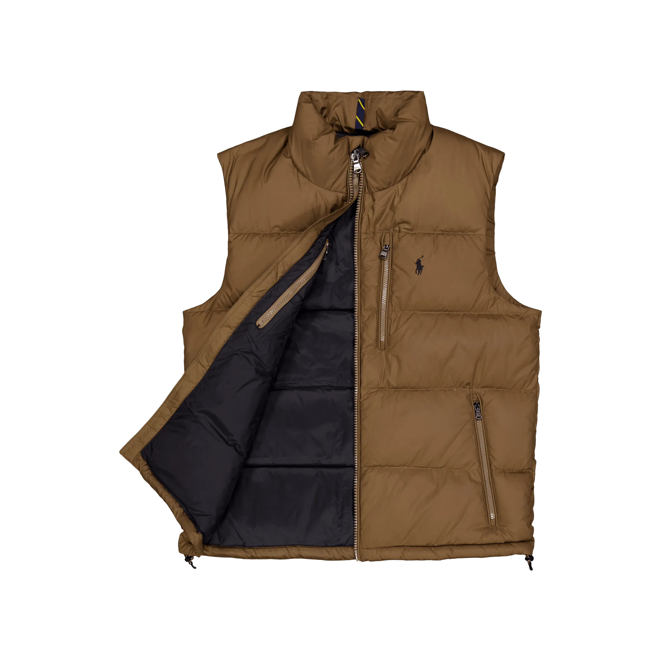 The Gorham Down Vest Dark Taupe