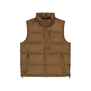 The Gorham Down Vest Dark Taupe