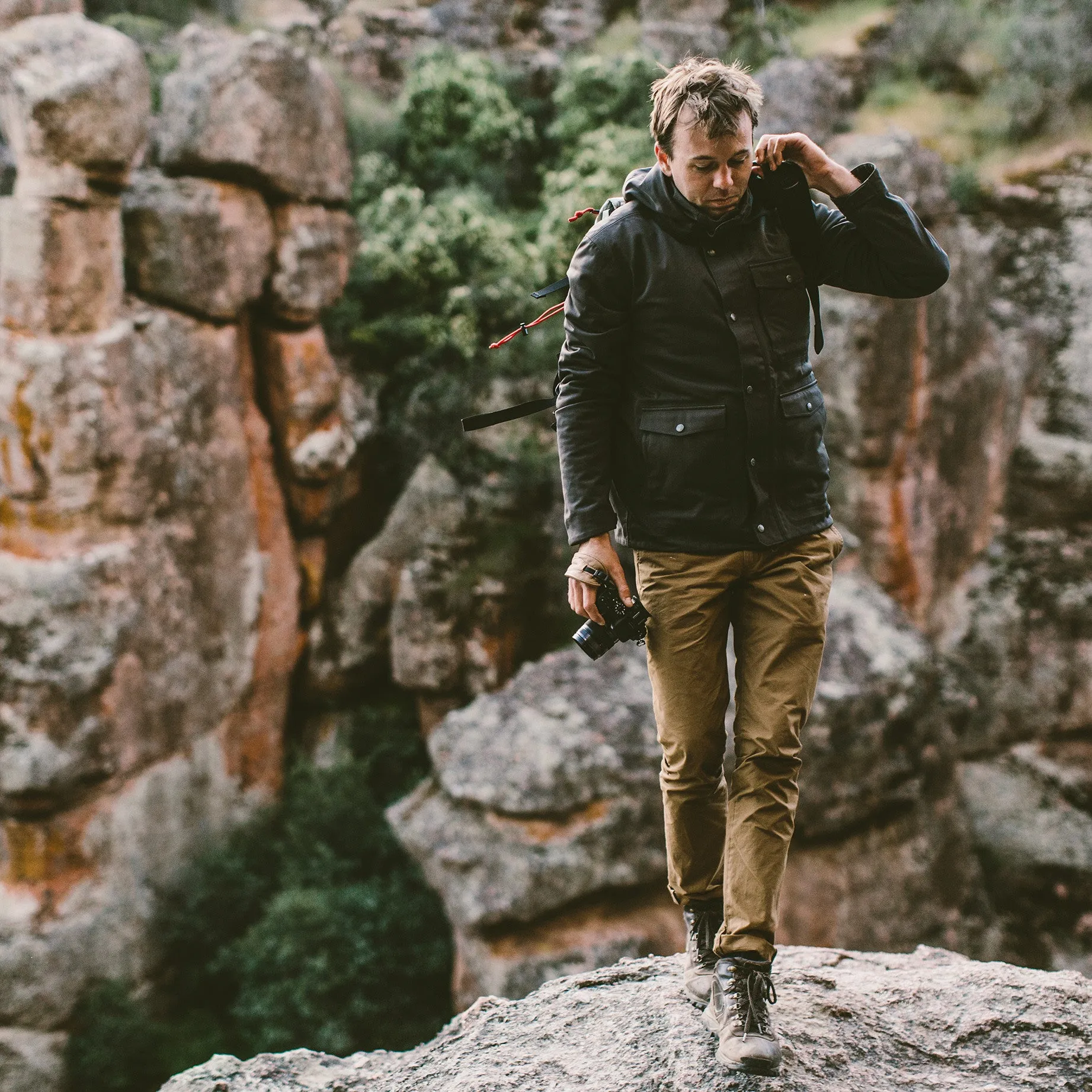 The Hawkins Jacket in Charcoal Neoshell