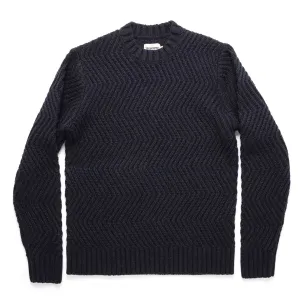 The Wave Sweater in Navy