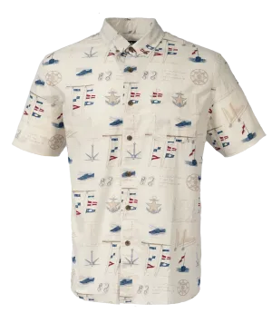 The Weekender Series Short Sleeve Button Up Shirt - Nautique