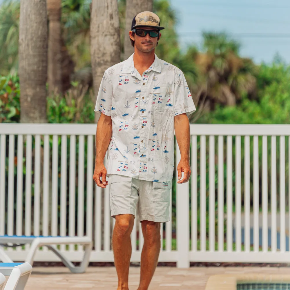 The Weekender Series Short Sleeve Button Up Shirt - Nautique