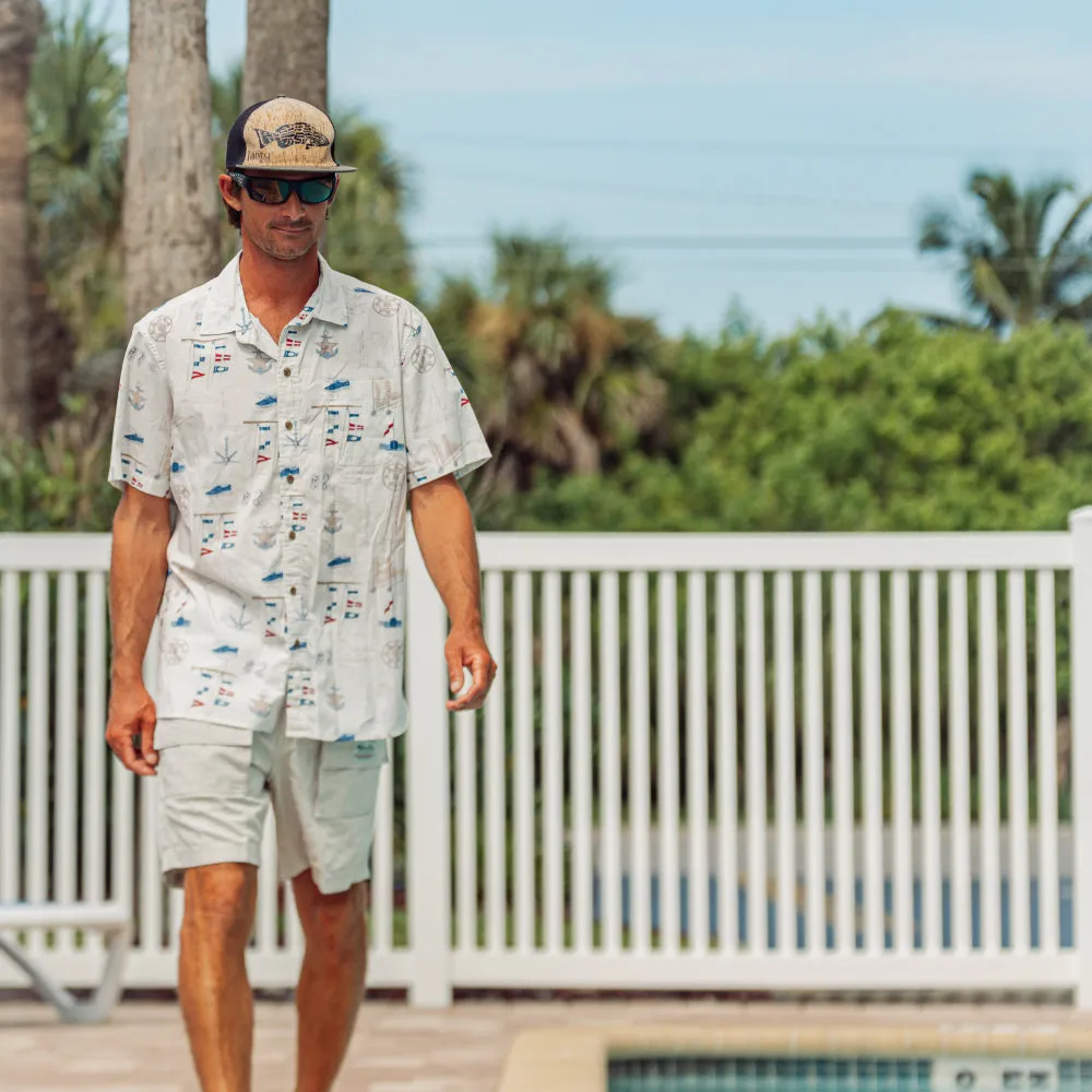 The Weekender Series Short Sleeve Button Up Shirt - Nautique