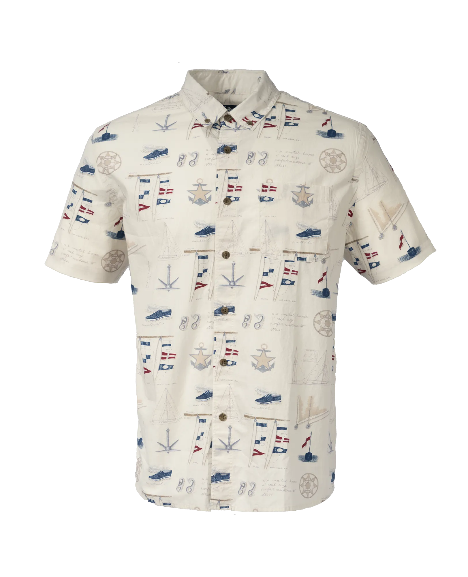 The Weekender Series Short Sleeve Button Up Shirt - Nautique