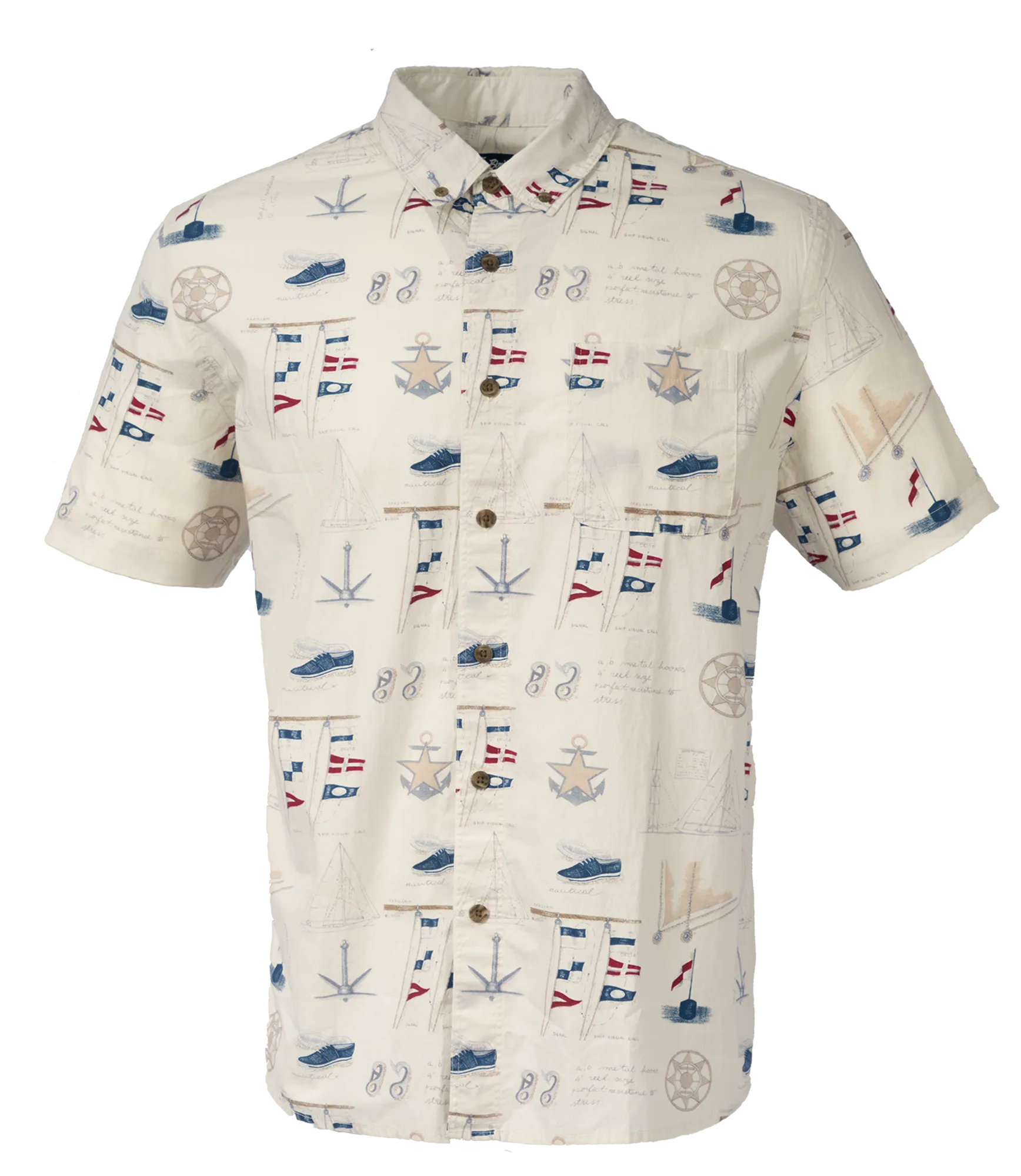 The Weekender Series Short Sleeve Button Up Shirt - Nautique